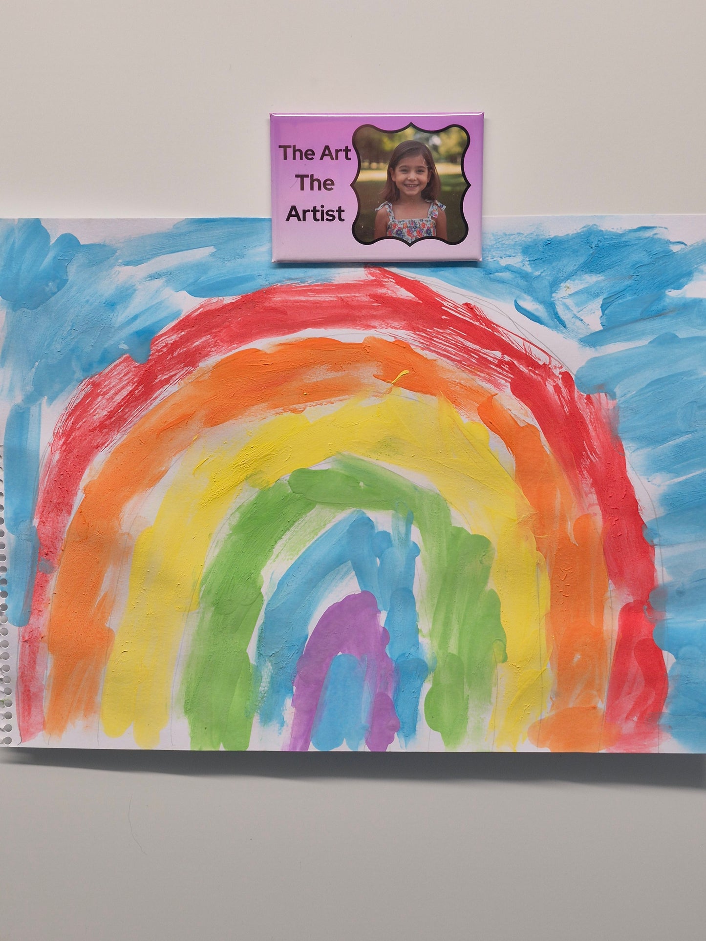 The Art and The Artist Fridge Magnet