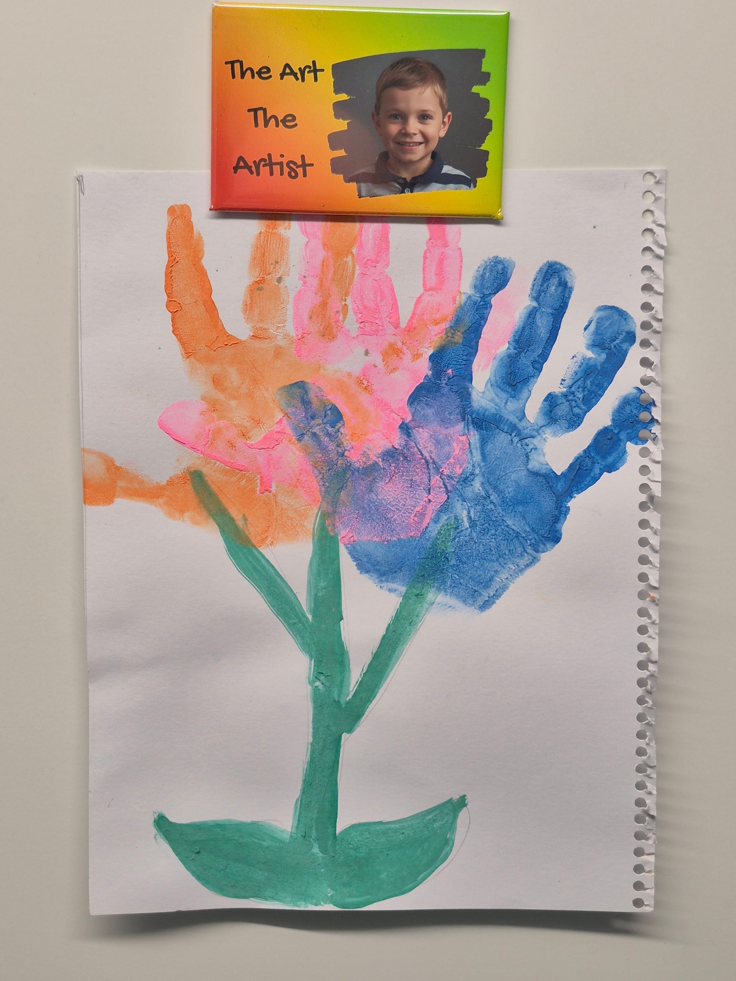 The Art and The Artist Fridge Magnet