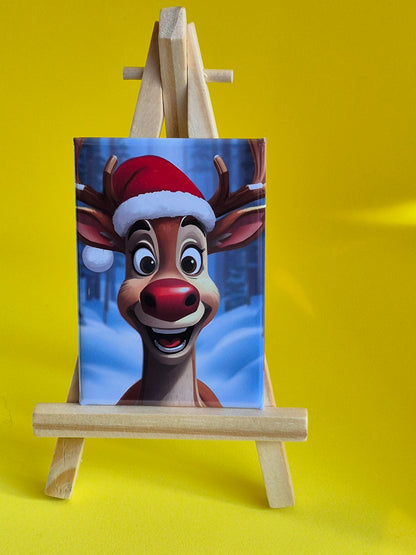 cartoon reindeer