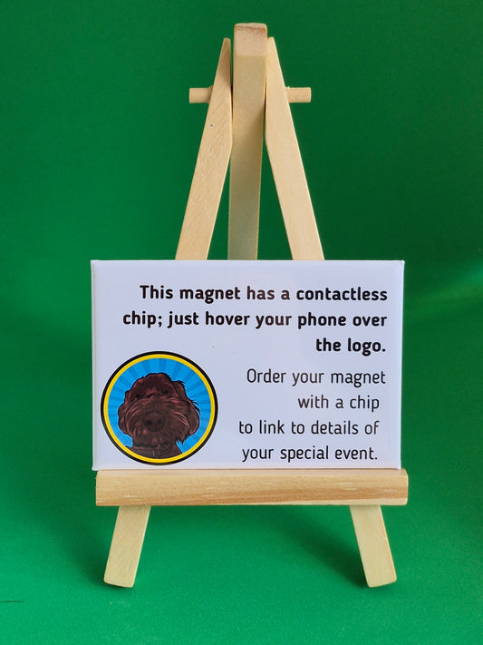 Promote you business with a card they'll keep